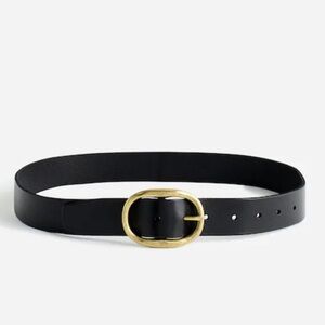 NWT Madewell Oval-Buckle Belt, size XS True Black